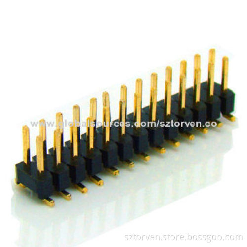 Pin Header, 2.0mm Pitch, Dual-row, SMD Type, 450V AC/Minute Withstanding VoltageNew
